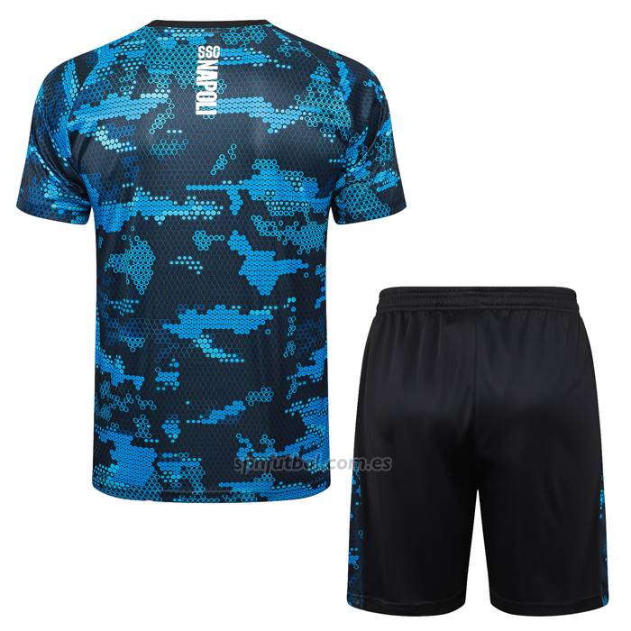 Chandal del Napoli Manga Corta 2024-2025 Azul - Pantalon Corto